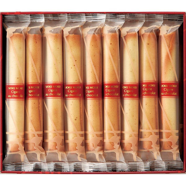 Yoku Moku Cigare au Chocolat Japanese Cigar Chocolate-filled Cookies 18 Pieces
