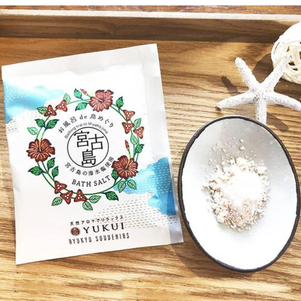 Yukui Okinawan Miyako Island Bath Salt Sweet Citrus Scent 30g