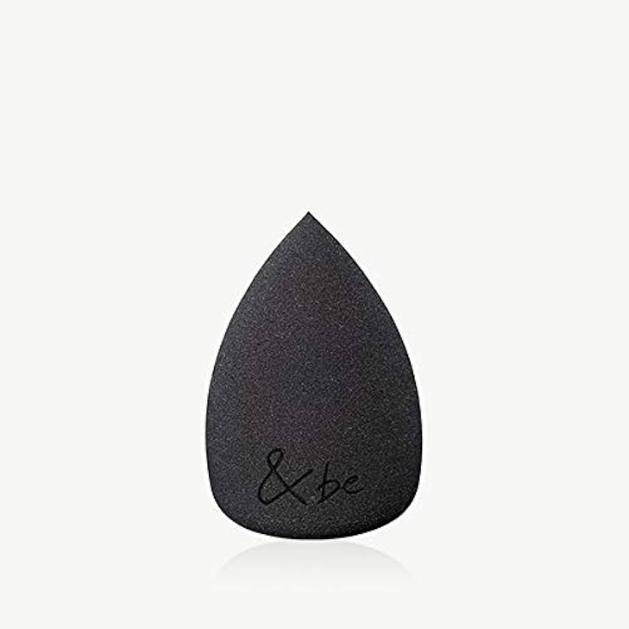&be Cone Shaped Face Sponge Makeup Blender Black